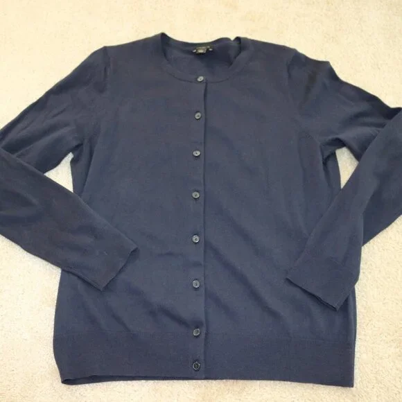 Ann Taylor Factory Midnight Blue Cardigan - Picture 1 of 4